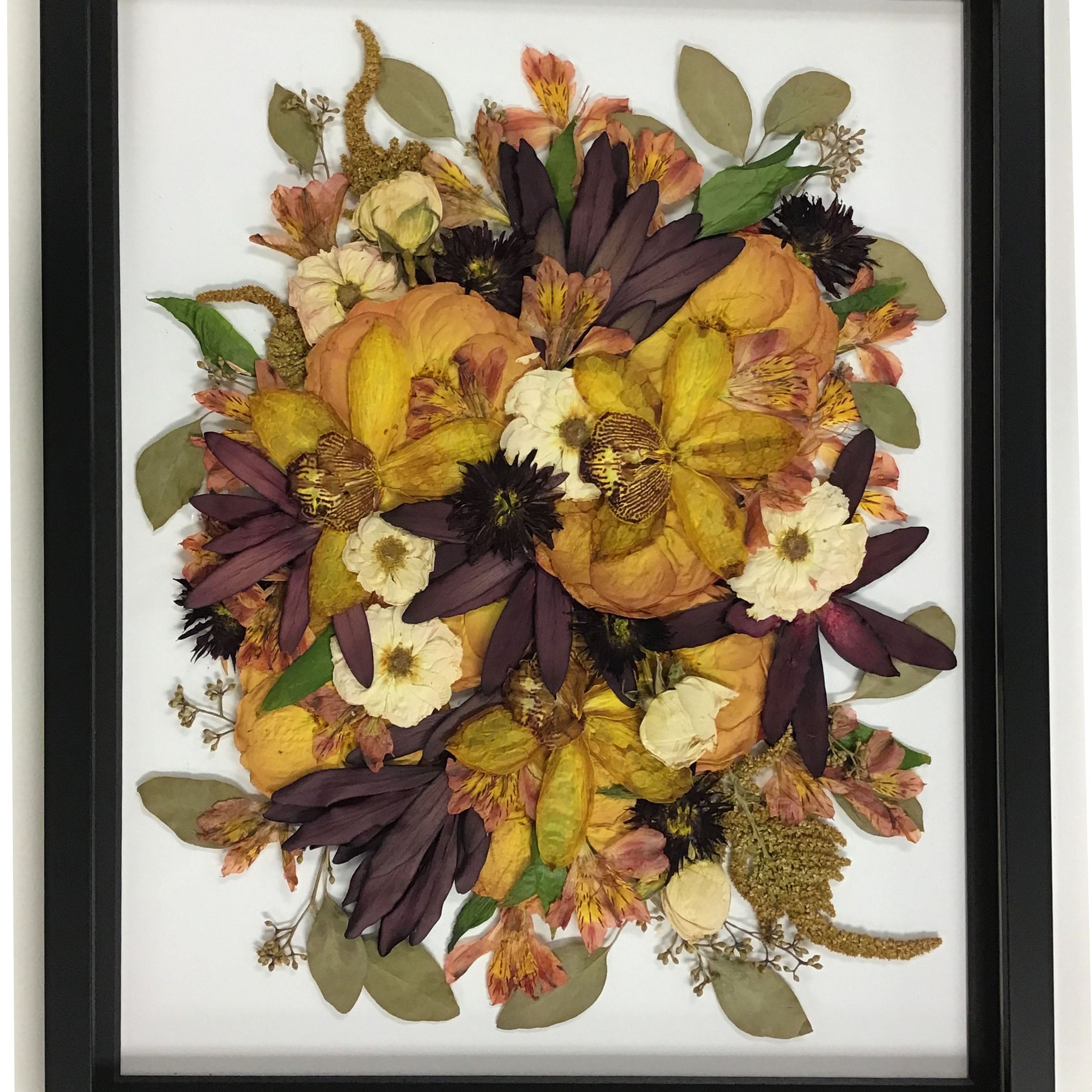 Element offers proofs for clients utilizing the Peony Experience, our top tier offering for pressed flower preservation clients.