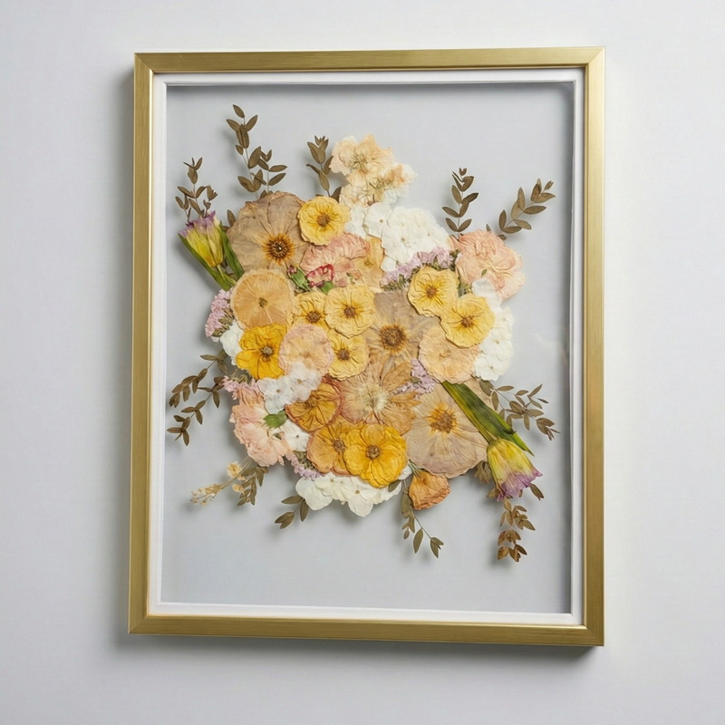Pressed 16x20 Gold Frame