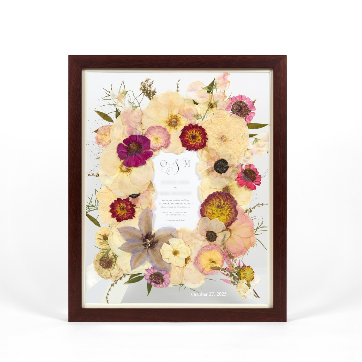 16x20 Flower Burst | Bouquet Preservation Frame