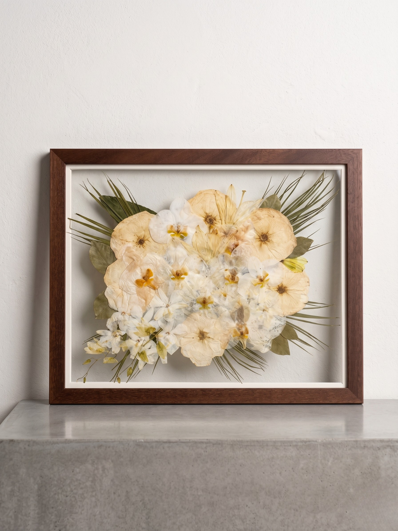 16x20 Pressed Frame in Walnut Finish