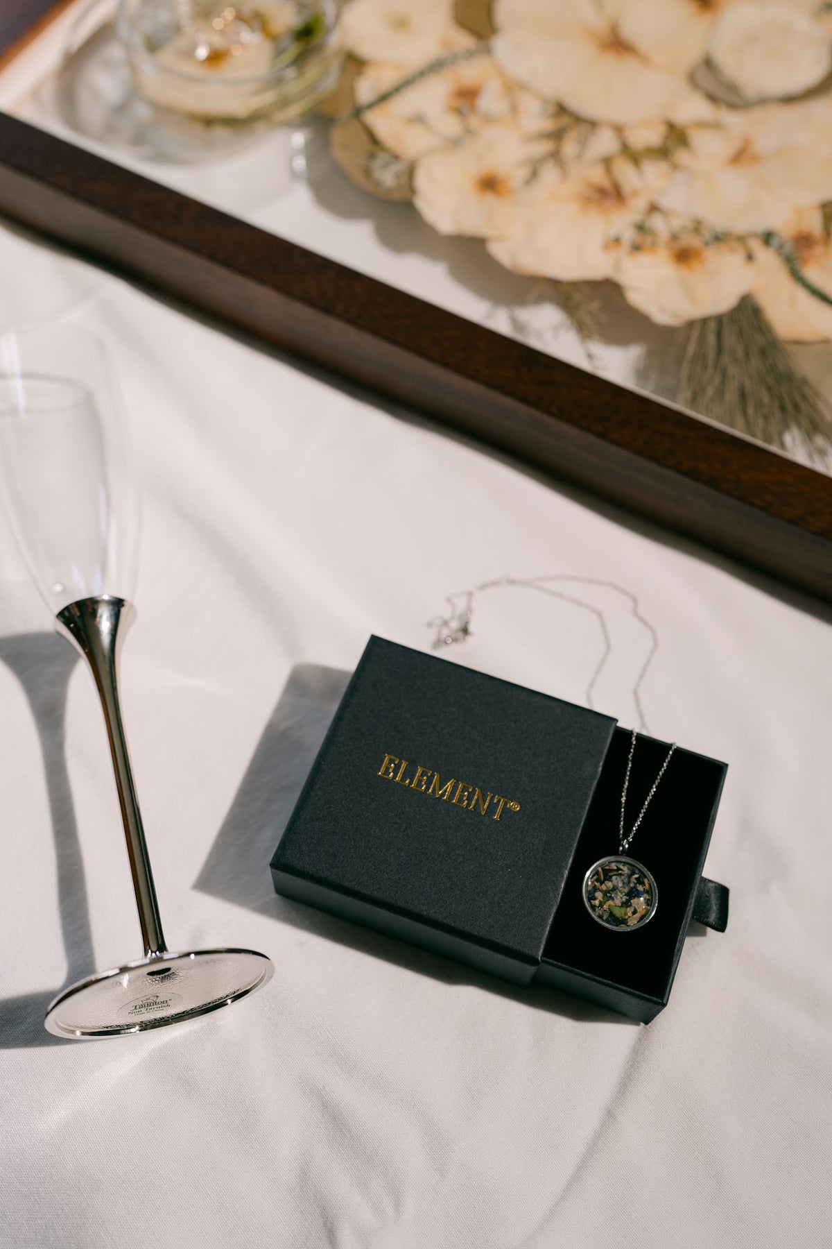 Petal Confetti Locket | Bouquet Preservation Necklace