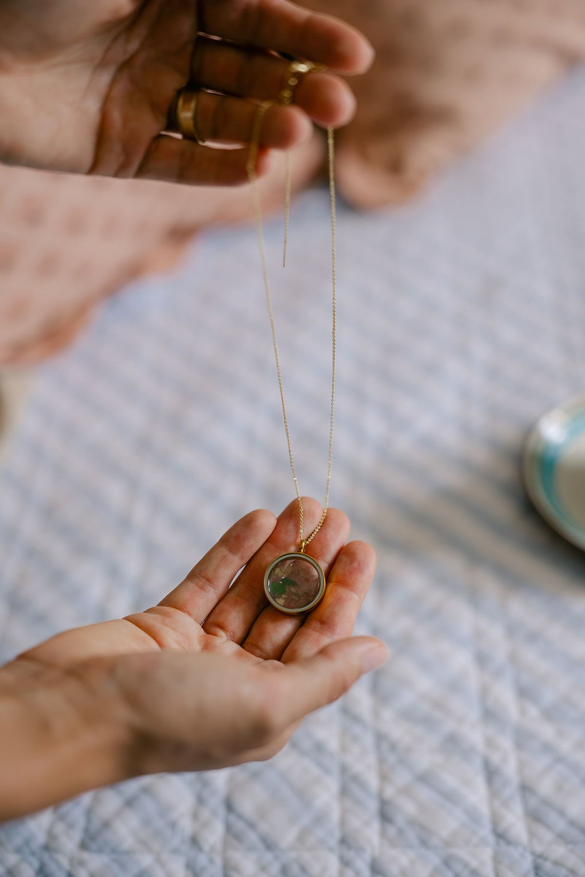 Petal Confetti Locket | Bouquet Preservation Necklace