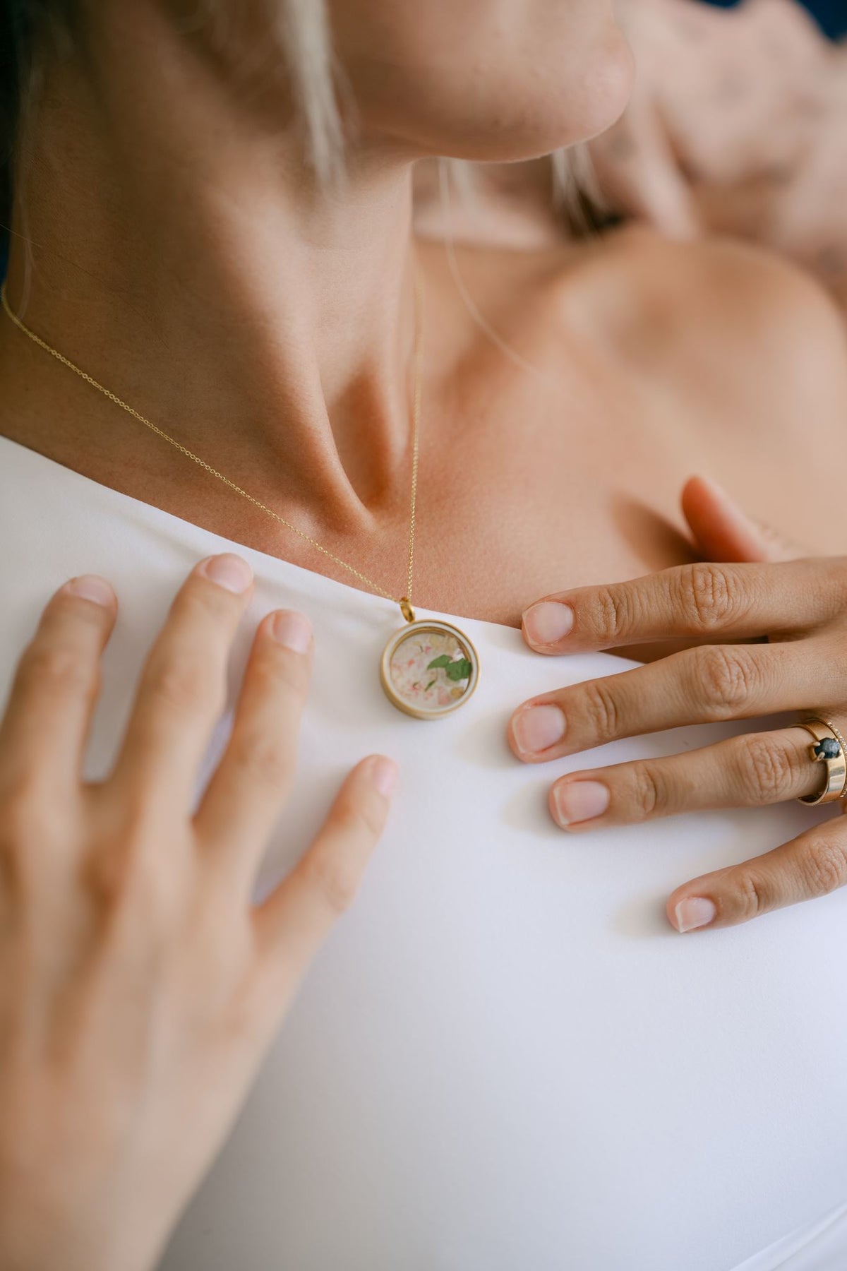 Petal Confetti Locket | Bouquet Preservation Necklace