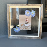 Preserved photograph with pressed flowers from Element Design Co, Element preservation.