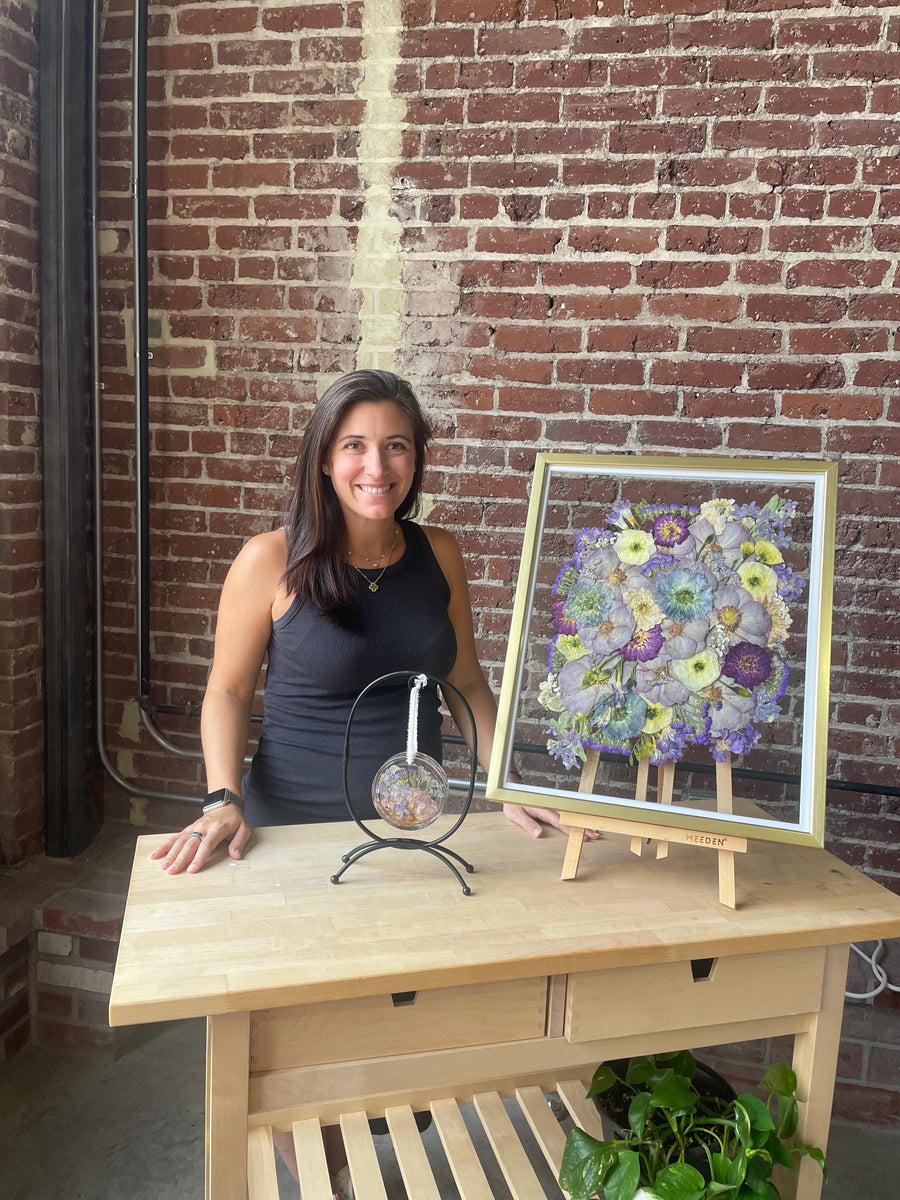 16x20 Pressed Gold Frame and an Ornament