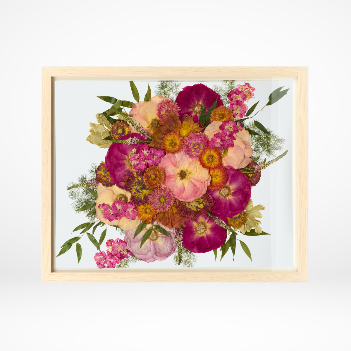 16x20 Flower Burst | Bouquet Preservation Frame