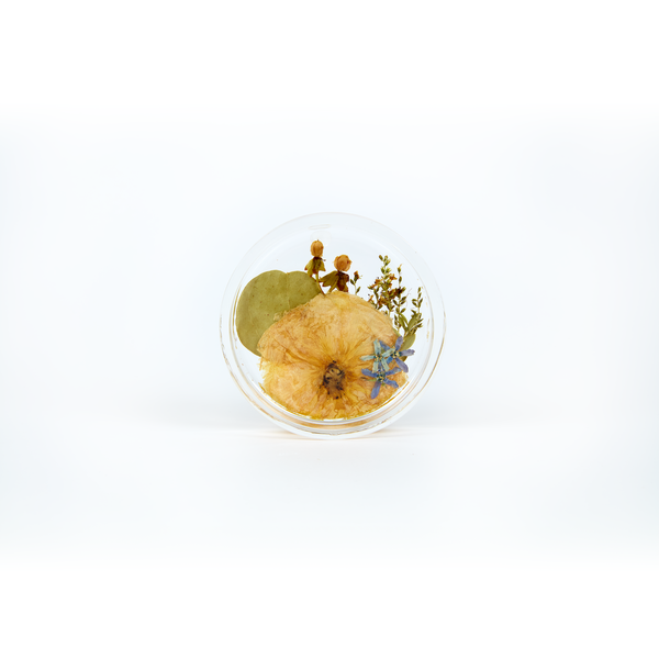 Pressed Flower Ring Dish