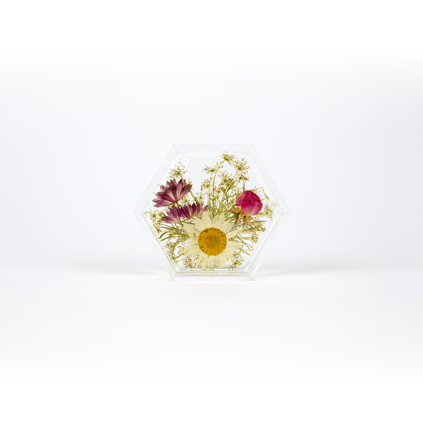 Pressed Flower Ring Dish