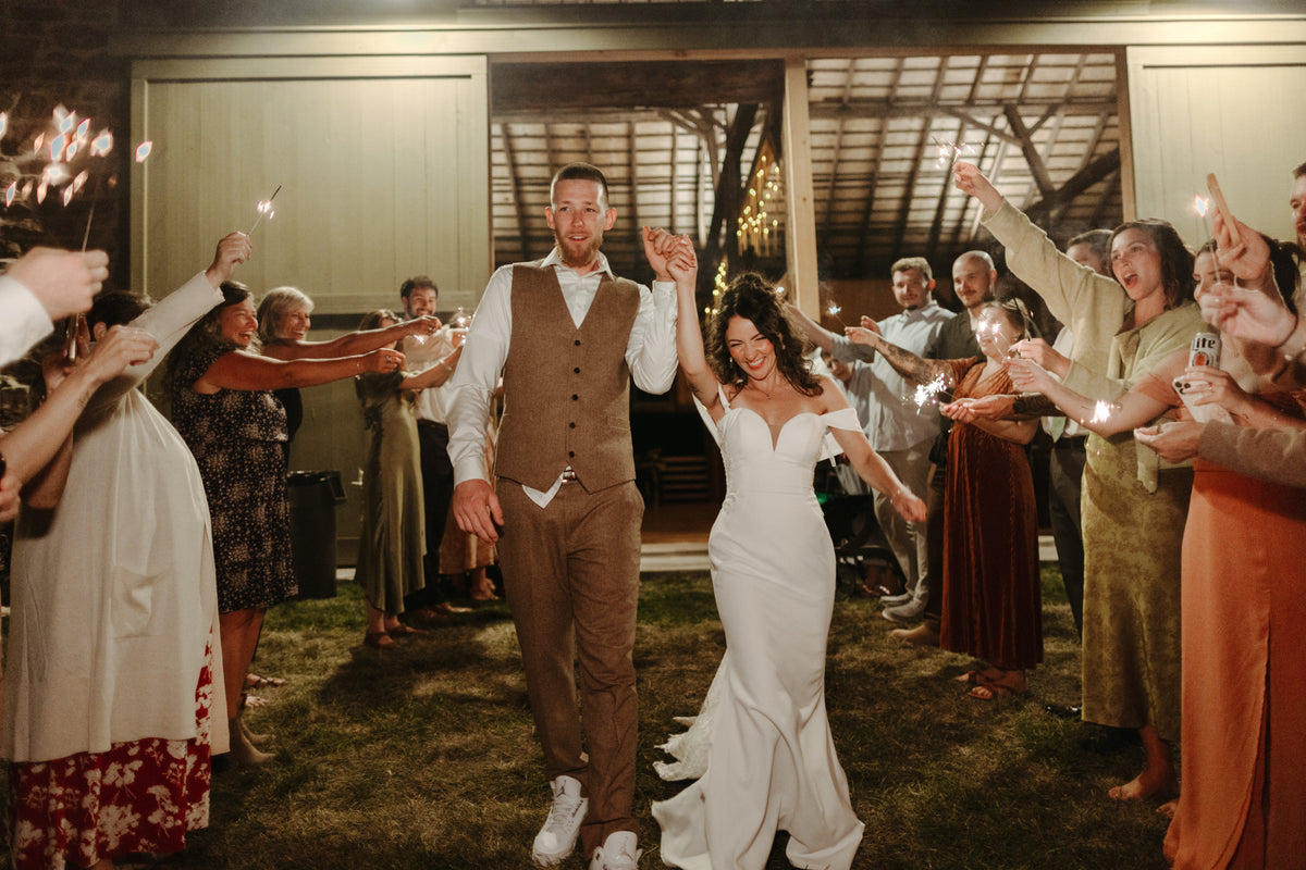 Client Feature: Danielle and Cameron's Boho Barn Wedding at Homestead Farm