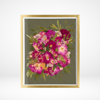 16x20 Flower Burst | Bouquet Preservation Frame