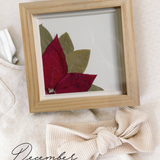 Pressed Birth Flowers in Frames (Ships Immediately)