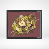 16x20 Flower Burst | Bouquet Preservation Frame