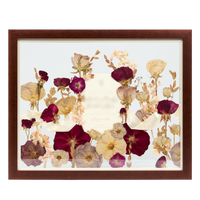 Walnut Wood - 16x20 | Pressed Bouquet Frame