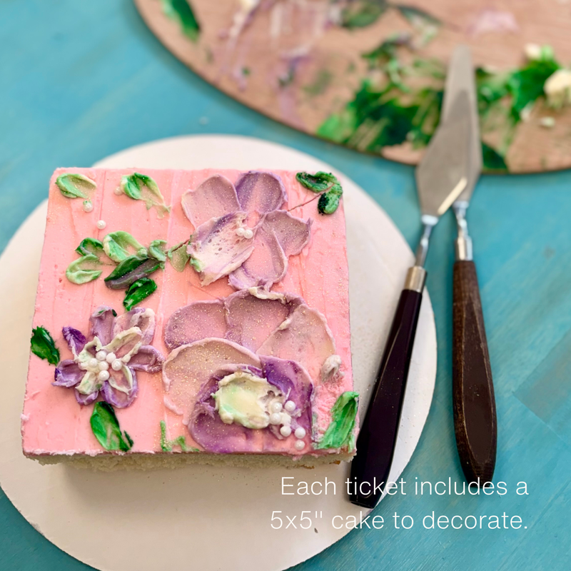 Cake Decorating Class: Pressed Floral Inspired Designs