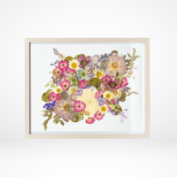 16x20 Flower Burst | Bouquet Preservation Frame