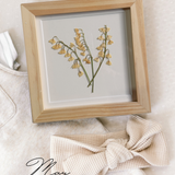 Pressed Birth Flowers in Frames (Ships Immediately)