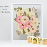 Keepsake + Ship | Pressed Bouquet Preservation Bundle