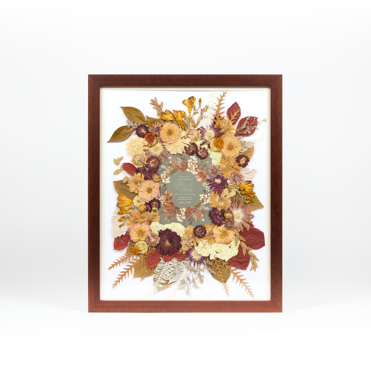 16x20 Flower Burst | Bouquet Preservation Frame