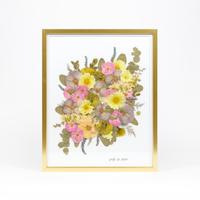 16x20 Flower Burst | Bouquet Preservation Frame