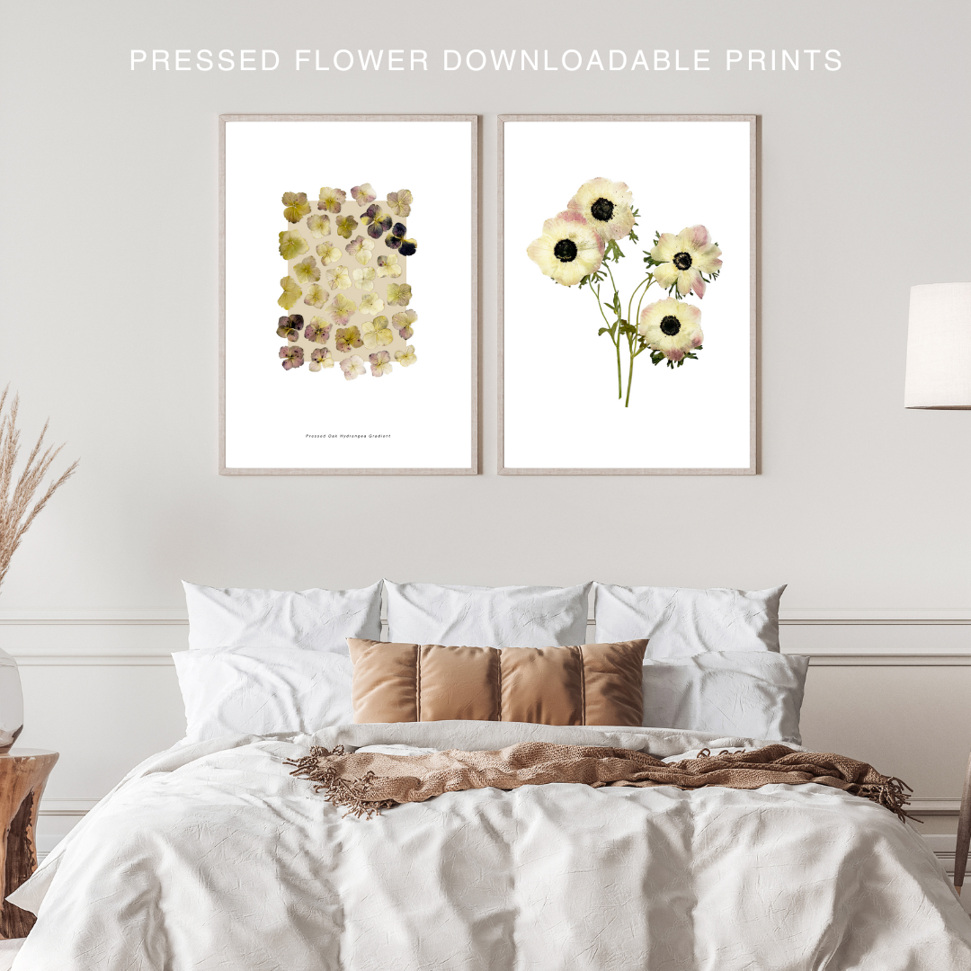 Pressed Bunch of Flowers | Downloadable Print