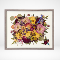 16x20 Flower Burst | Bouquet Preservation Frame