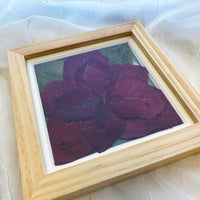 6x6 Natural Wood Poinsettia frame