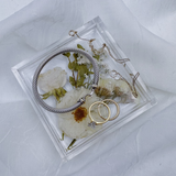 Pressed Flower Ring Dish