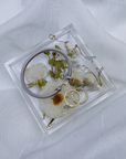 Pressed Flower Ring Dish