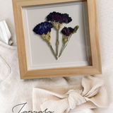Pressed Birth Flowers in Frames (Ships Immediately)