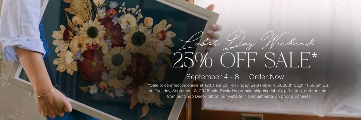 Bouquet Preservation Sale! Pressed Bouquet Shop by Element
