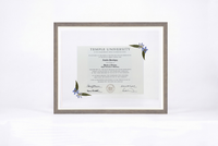 Pressed Flower Diploma Frame | 16x20 Graduation Keepsake