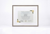 Pressed Flower Diploma Frame | 16x20 Graduation Keepsake