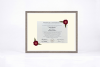 Pressed Flower Diploma Frame | 16x20 Graduation Keepsake