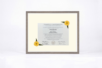 Pressed Flower Diploma Frame | 16x20 Graduation Keepsake