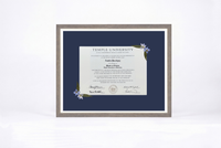 Pressed Flower Diploma Frame | 16x20 Graduation Keepsake