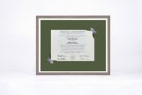 Pressed Flower Diploma Frame | 16x20 Graduation Keepsake