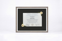 Pressed Flower Diploma Frame | 16x20 Graduation Keepsake