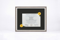 Pressed Flower Diploma Frame | 16x20 Graduation Keepsake