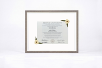 Pressed Flower Diploma Frame | 16x20 Graduation Keepsake