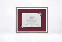 Pressed Flower Diploma Frame | 16x20 Graduation Keepsake
