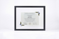 Pressed Flower Diploma Frame | 16x20 Graduation Keepsake