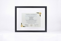 Pressed Flower Diploma Frame | 16x20 Graduation Keepsake