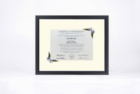 Pressed Flower Diploma Frame | 16x20 Graduation Keepsake