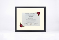 Pressed Flower Diploma Frame | 16x20 Graduation Keepsake