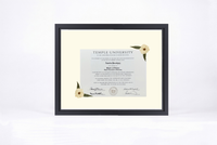Pressed Flower Diploma Frame | 16x20 Graduation Keepsake