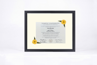 Pressed Flower Diploma Frame | 16x20 Graduation Keepsake