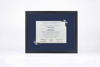 Pressed Flower Diploma Frame | 16x20 Graduation Keepsake