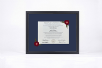 Pressed Flower Diploma Frame | 16x20 Graduation Keepsake