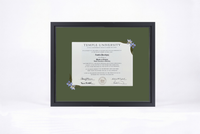Pressed Flower Diploma Frame | 16x20 Graduation Keepsake