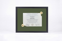 Pressed Flower Diploma Frame | 16x20 Graduation Keepsake